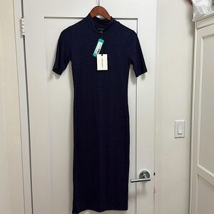 NWT Navy turtle neck sweater dress - 41 Hawthorn for stitch fix size S